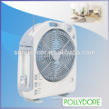 radio rechargeable fan with light & 12 inch blade
